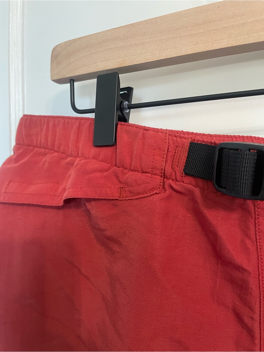 The North Face Men's Class V Belted Cargo Shorts Red Size L (Est) No Tag - Picture 5 of 11